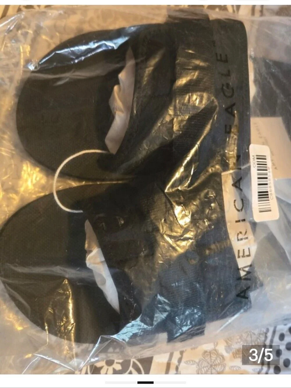 AE Black Slide Sandal - Men's Casual Slip-On Size 10
